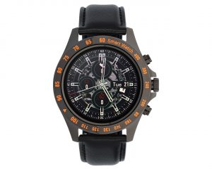Smartwatch Garett V8 RT czarny, skórzany