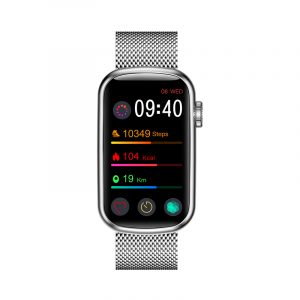 Smartwatch Garett Wave RT srebrny stalowy
