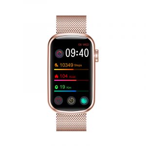 Smartwatch Garett Wave RT złoty stalowy