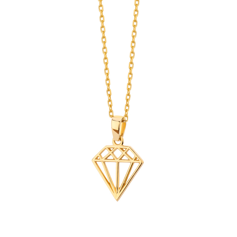 Zawieszka złota diament Zawieszka złota diament