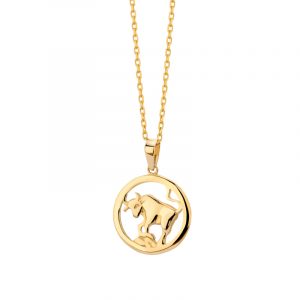 Zawieszka złota znak zodiaku Byk