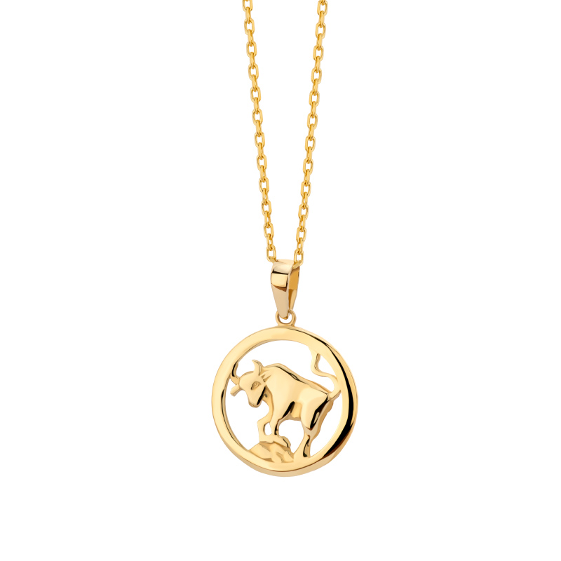Zawieszka złota znak zodiaku Byk Zawieszka złota znak zodiaku Byk